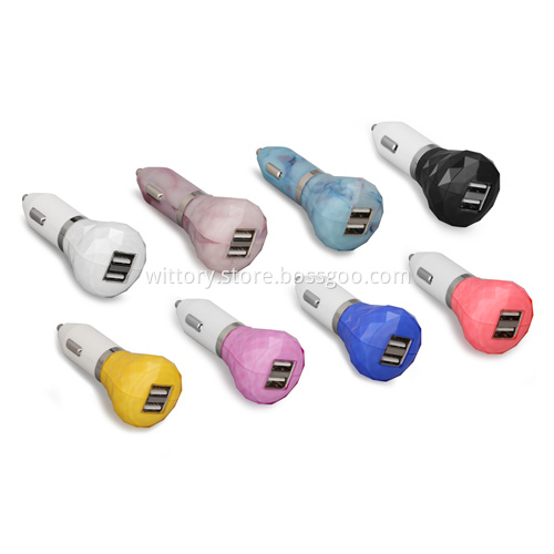 small and exquisite diamond car charger